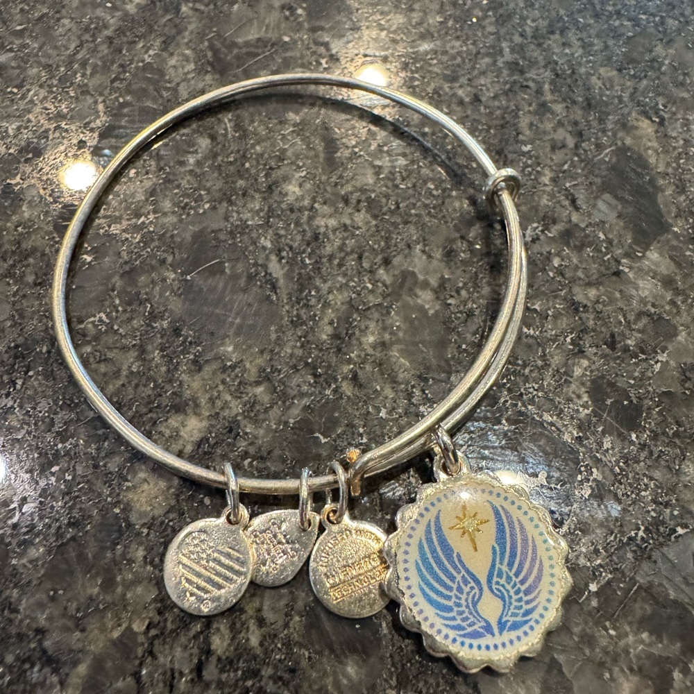 Alex and Ani Silver Charm Bracelet